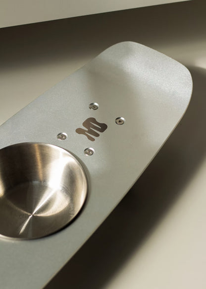 Skateboard Pet Double Feeding Bowl