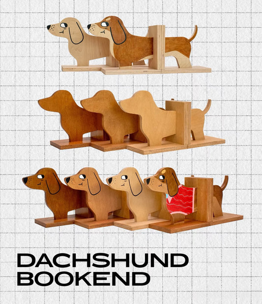 Dachshund Bookend