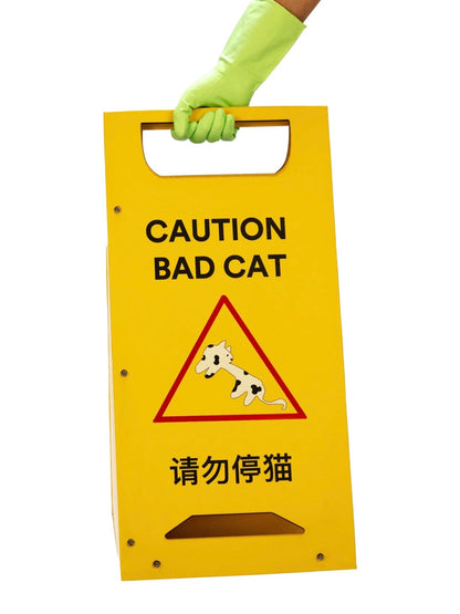 Cat Scratcher Bed｜Caution Bad Cat