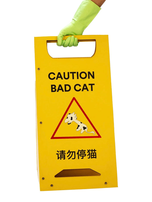 Cat Scratcher Bed｜Caution Bad Cat
