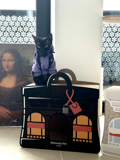 Hermaos Cat Scratcher Bed | House Birkin