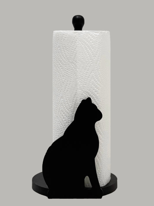 Black Cat Kitchen Paper Roll Holder