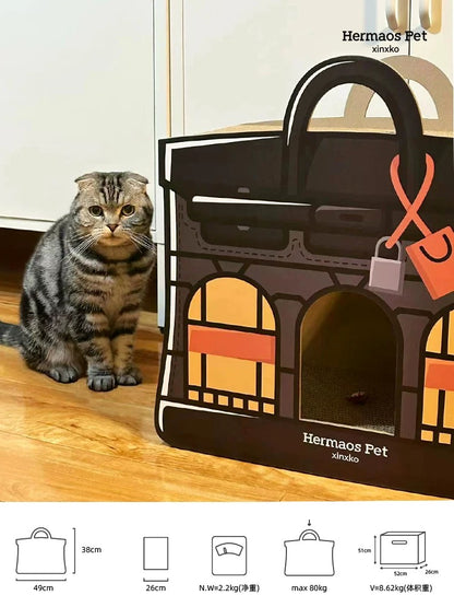 Hermaos Cat Scratcher Bed | House Birkin