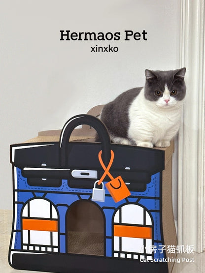 Hermaos Cat Scratcher Bed | House Birkin